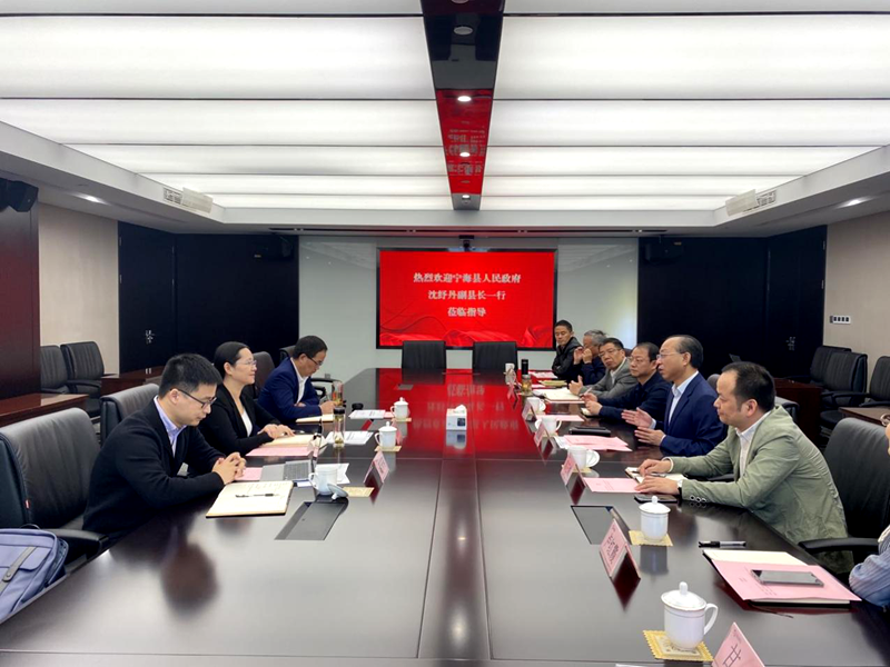 寧?？h副縣長沈紓丹一行到訪浙農