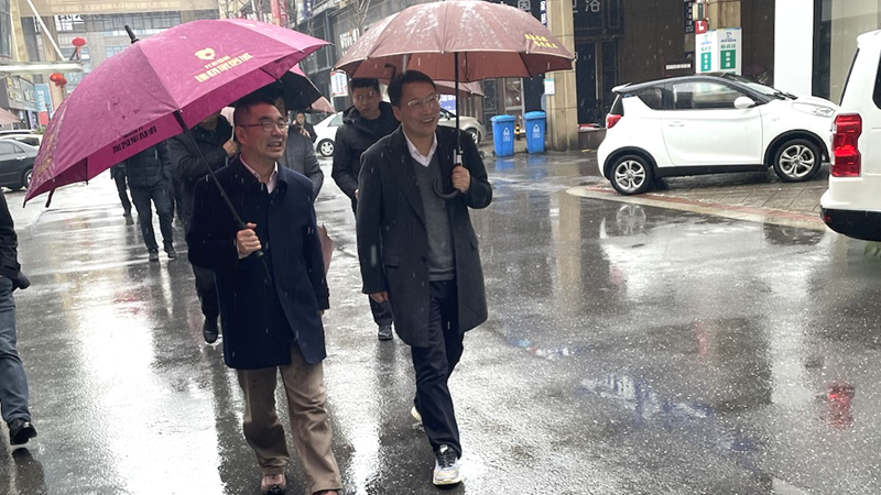 武義縣委常委、副縣長邱凌云一行調(diào)研龍游國際建材家居城