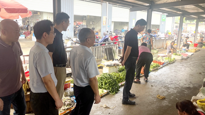 集團領導調研建德農(nóng)批市場